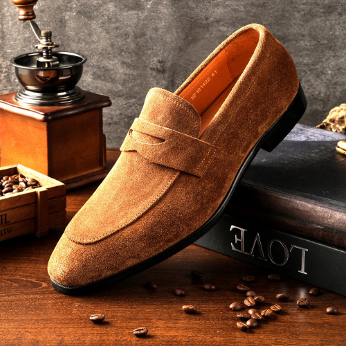 Suede Driving Loafers