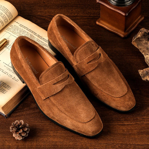 Suede Driving Loafers