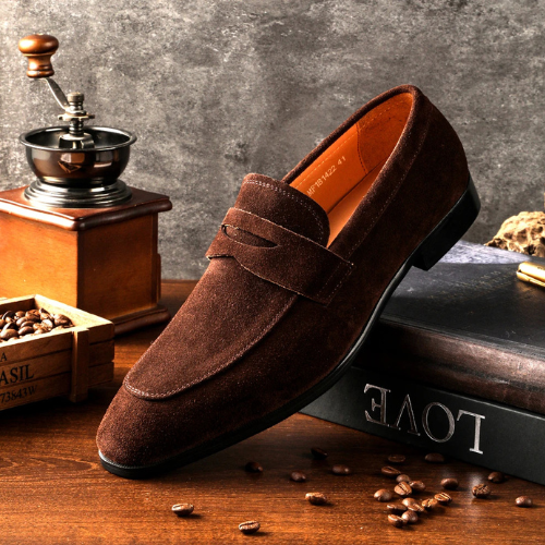 Suede Driving Loafers